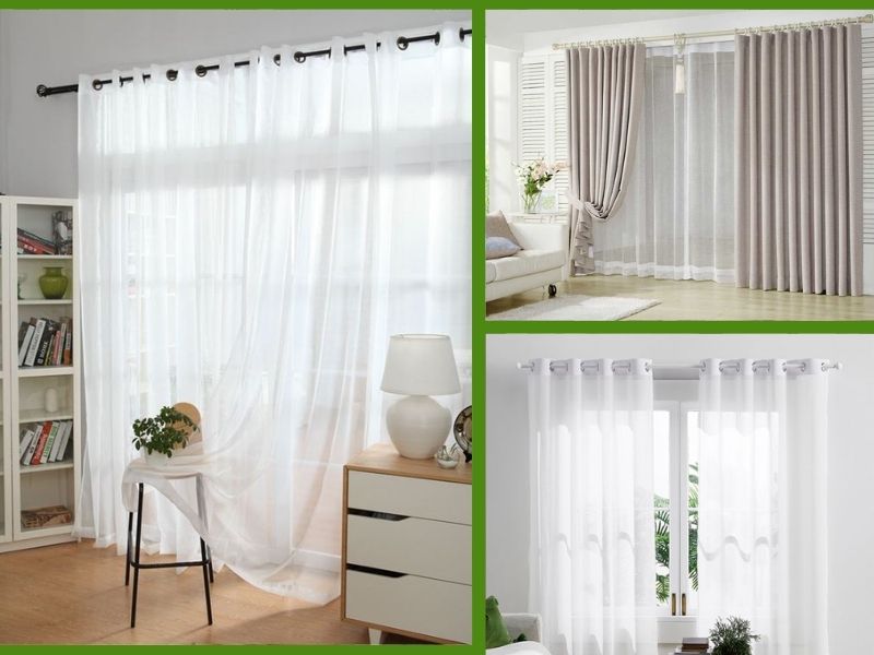 Rèm vải phòng ngủ đẹp