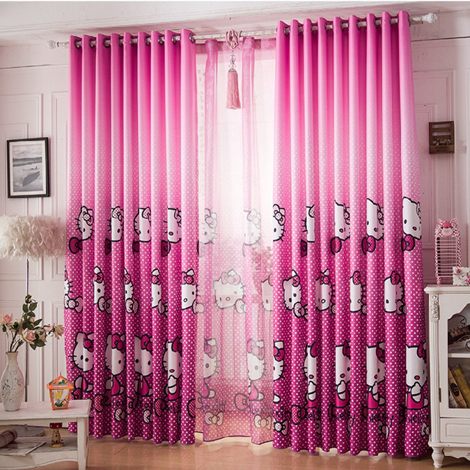 5 Mẫu rèm vải màu hồng cho phòng ngủ của bé gái siêu đáng yêu
