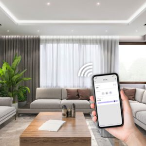 Rèm cửa thông minh có thể dễ dàng tích hợp và đồng bộ với các nền tảng nhà thông minh