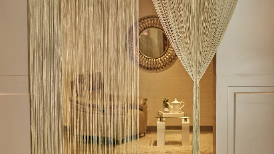 Rèm sợi chỉ treo phòng khách