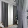Rèm vải phòng khách chống nắng