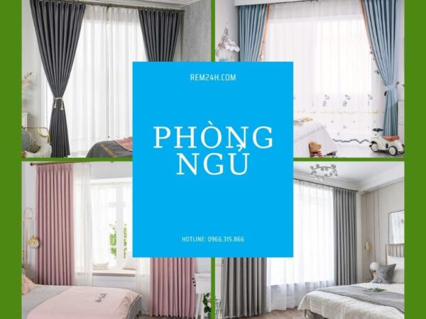 Rèm vải phòng ngủ đẹp